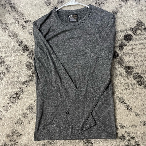Champion Performance Baselayer Grey Long Sleeve Shirt Men's Size Medium - Picture 9 of 14